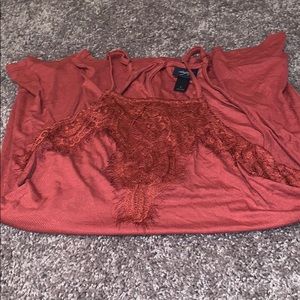 Daytrip ribbed high neck tank